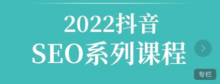 2022抖音SEO课程，教你如何快速上抖音搜索排名第一-稳赚族