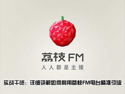 实战干货：详细讲解如何利用荔枝FM电台精准引流-稳赚族