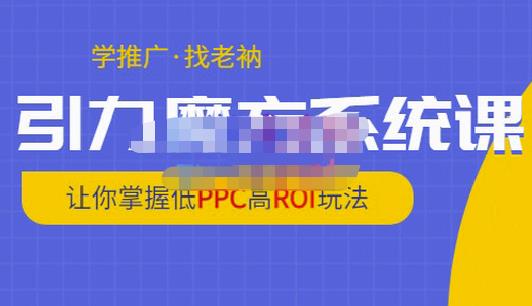 老衲·引力魔方系统课，让你掌握低PPC高ROI玩法，价值299元-稳赚族