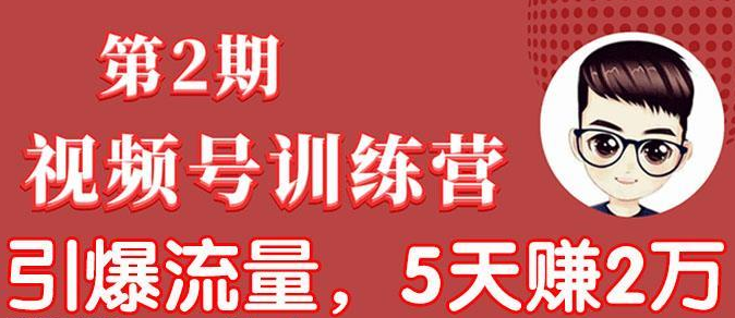 视频号训练营第2期：引爆流量疯狂下单，5天赚2万+全流程解析！-稳赚族