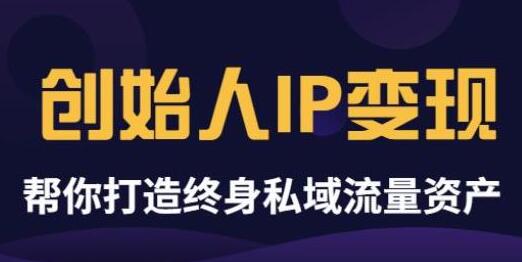 波波来了《创始人IP变现》精华版，帮你打造终身私域流量资产-稳赚族