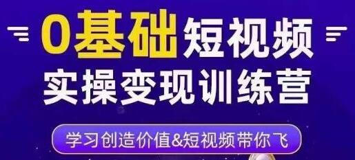 薛辉·0基础短视频实操变现训练营，3大体系成就百万大V-稳赚族