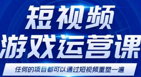 短视频游戏训练营，0门槛新手也可以操作，日入过千-稳赚族