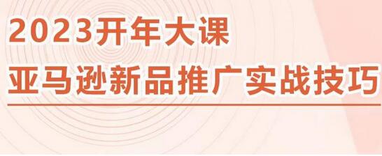 2023亚马逊新品推广实战技巧，线下百万美金课程的精简版，简单粗暴可复制，实操性强的推广手段-稳赚族