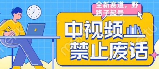 外面售价1599的中视频禁止废话系列视频制作教程，全新蓝海玩法-稳赚族