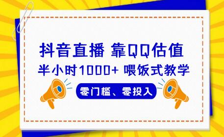 QQ号估值直播 半小时1000+，零门槛、零投入，喂饭式教学、小白首选-稳赚族