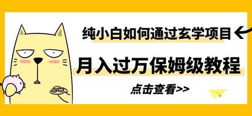 纯小白如何通过玄学项目月入过万保姆级教程-稳赚族