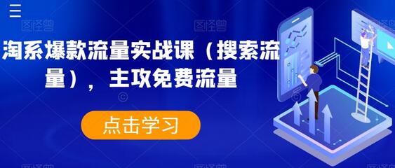 淘系爆款流量实战课（搜索流量），主攻免费流量-稳赚族