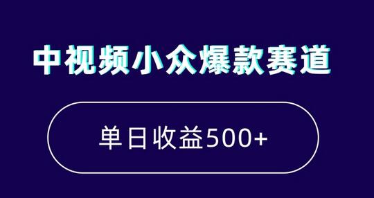 中视频小众爆款赛道，7天涨粉5万+，小白也能无脑操作，轻松月入上万-稳赚族