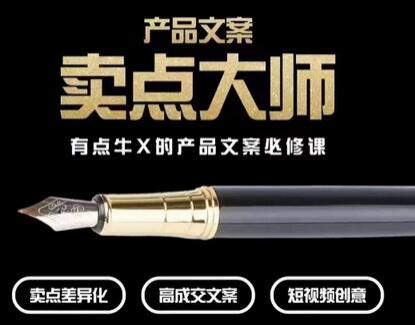 产品文案【卖点大师】高转化电商，有点牛X的产品文案必修课-稳赚族