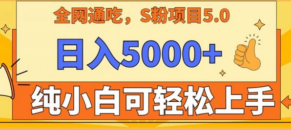 男粉项目5.0，最新野路子，纯小白可操作，有手就行，无脑照抄，纯保姆教学-稳赚族