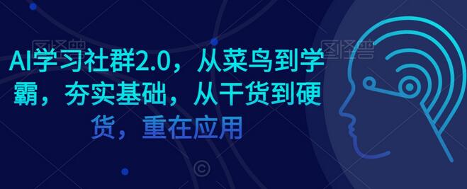 AI学习社群2.0，从菜鸟到学霸，夯实基础，从干货到硬货，重在应用-稳赚族