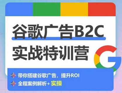 谷歌广告B2C实战特训营，500+谷歌账户总结经验，实战演示如何从0-1搭建广告账户-稳赚族