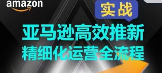 亚马逊高效推新精细化运营全流程，全方位、快速拉升产品排名和销量!-稳赚族