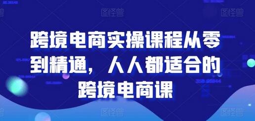 跨境电商实操课程从零到精通，人人都适合的跨境电商课-稳赚族