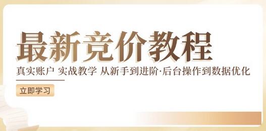 竞价教程：真实账户 实战教学 从新手到进阶·后台操作到数据优化-稳赚族