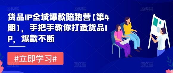 货品IP全域爆款陪跑营【第4期】，手把手教你打造货品IP，爆款不断-稳赚族